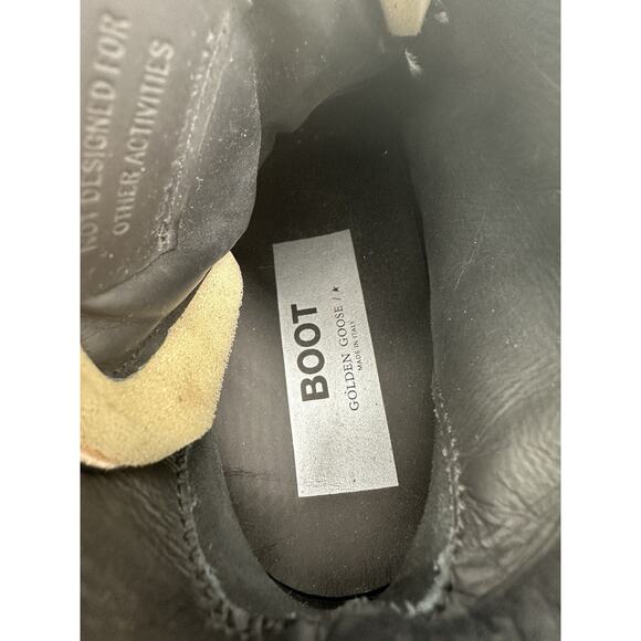 GOLDEN GOOSE short boot processing boots Black 21-093-570-0020 EU 38 US 8 - Picture 7 of 9